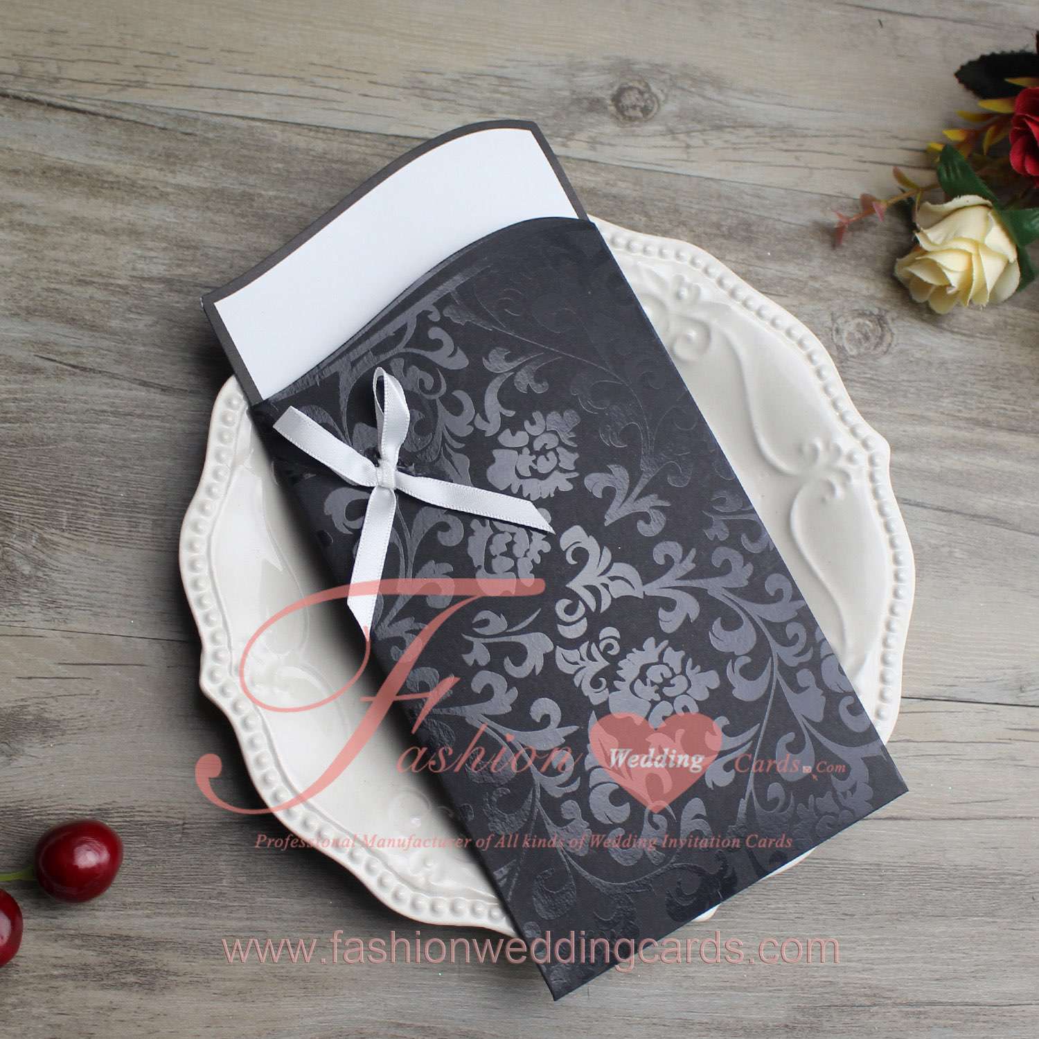 Black and White Wedding Invitations